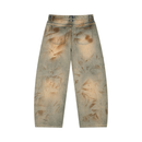 BURNOUT BARREL JEANS