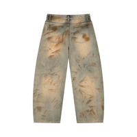 BURNOUT BARREL JEANS