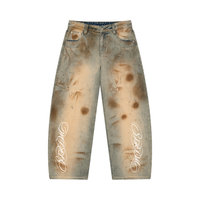 BURNOUT BARREL JEANS