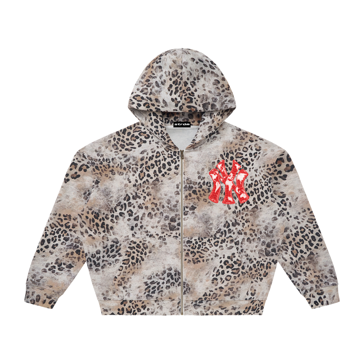 NY LEOPARD ZIPUP