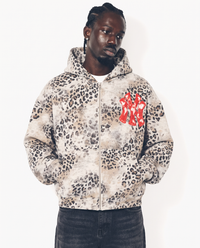 NY LEOPARD ZIPUP