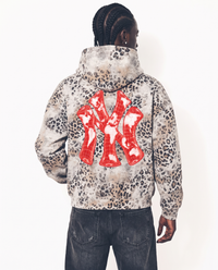NY LEOPARD ZIPUP